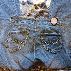 Department Of Peace Distress Embellished Bootcut Jeans 8